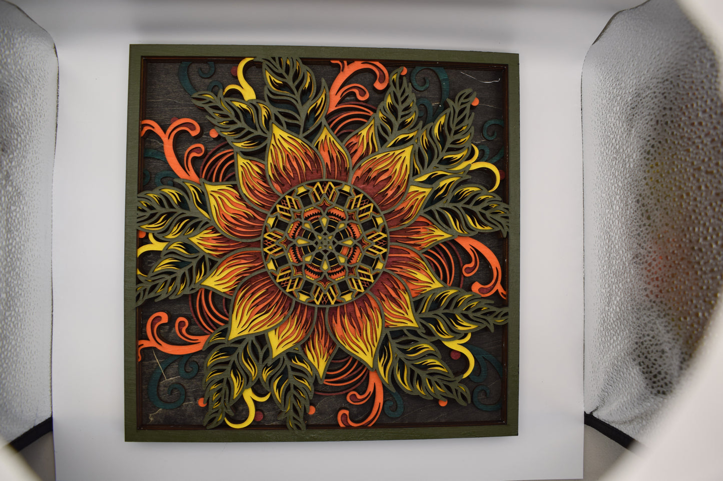 Boho Sunflower Mandala
