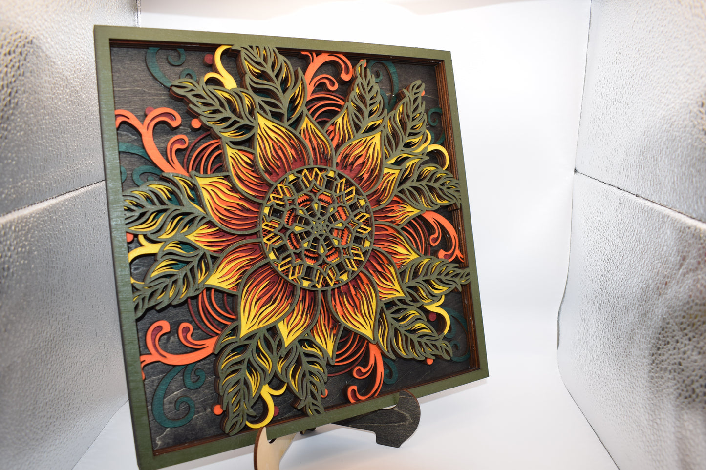 Boho Sunflower Mandala