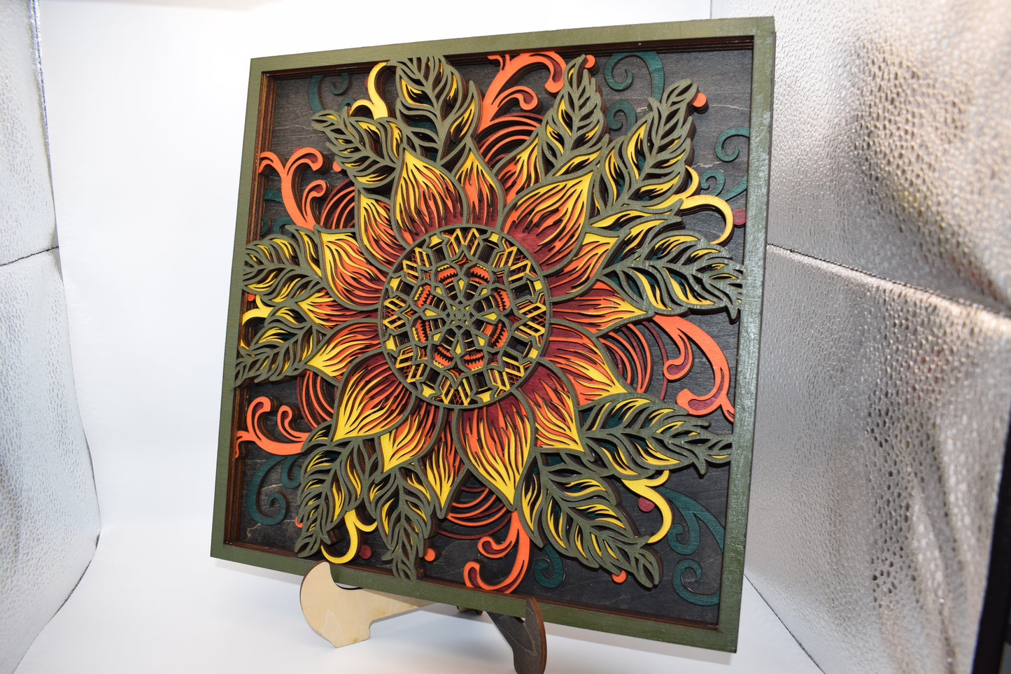 Boho Sunflower Mandala