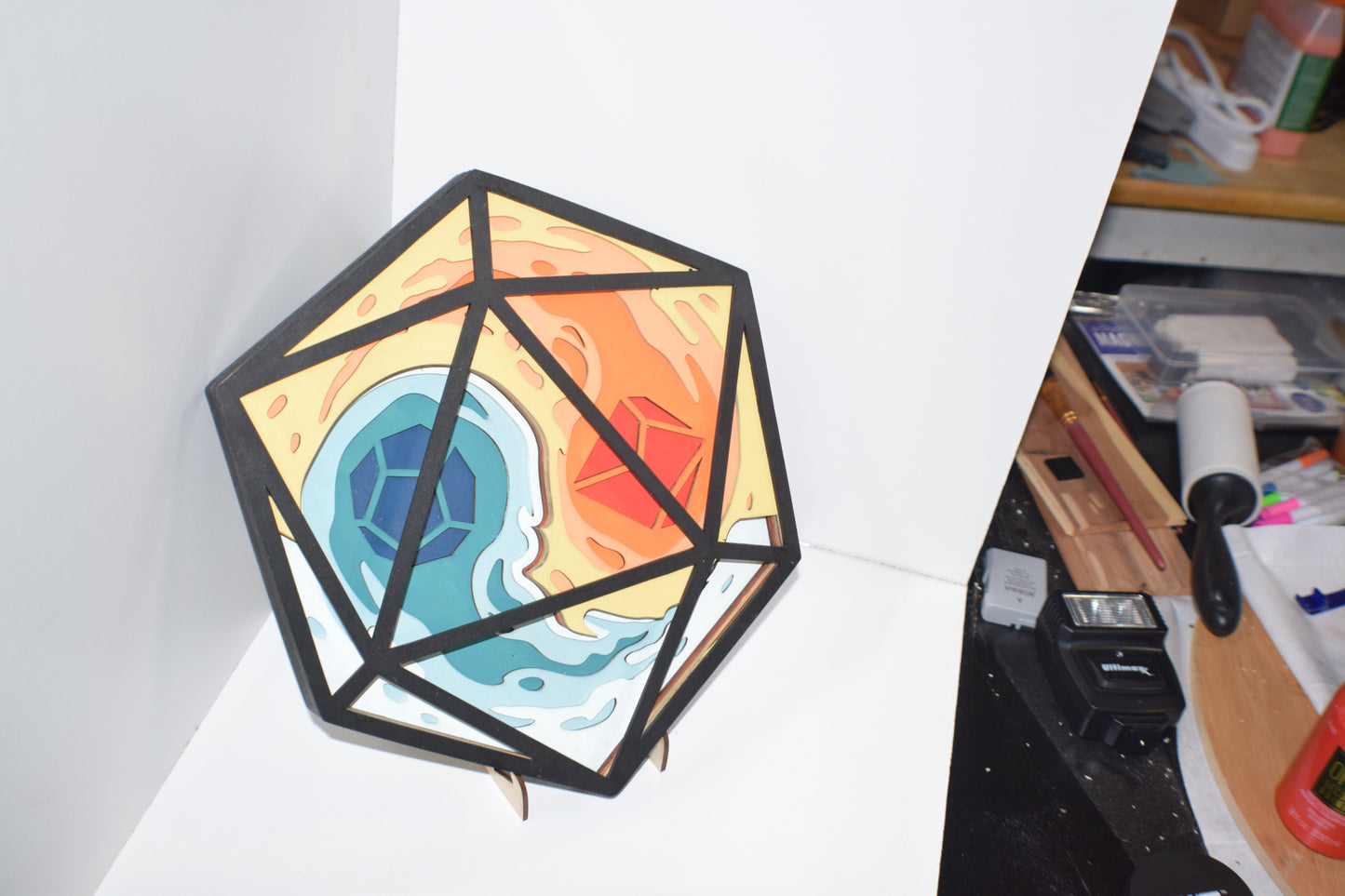 Elemental Yin-Yang D20