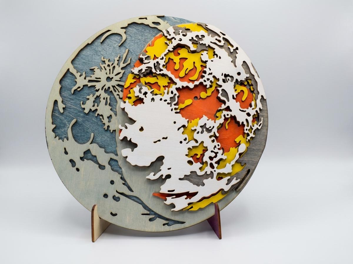 Moon of Fire and Ice