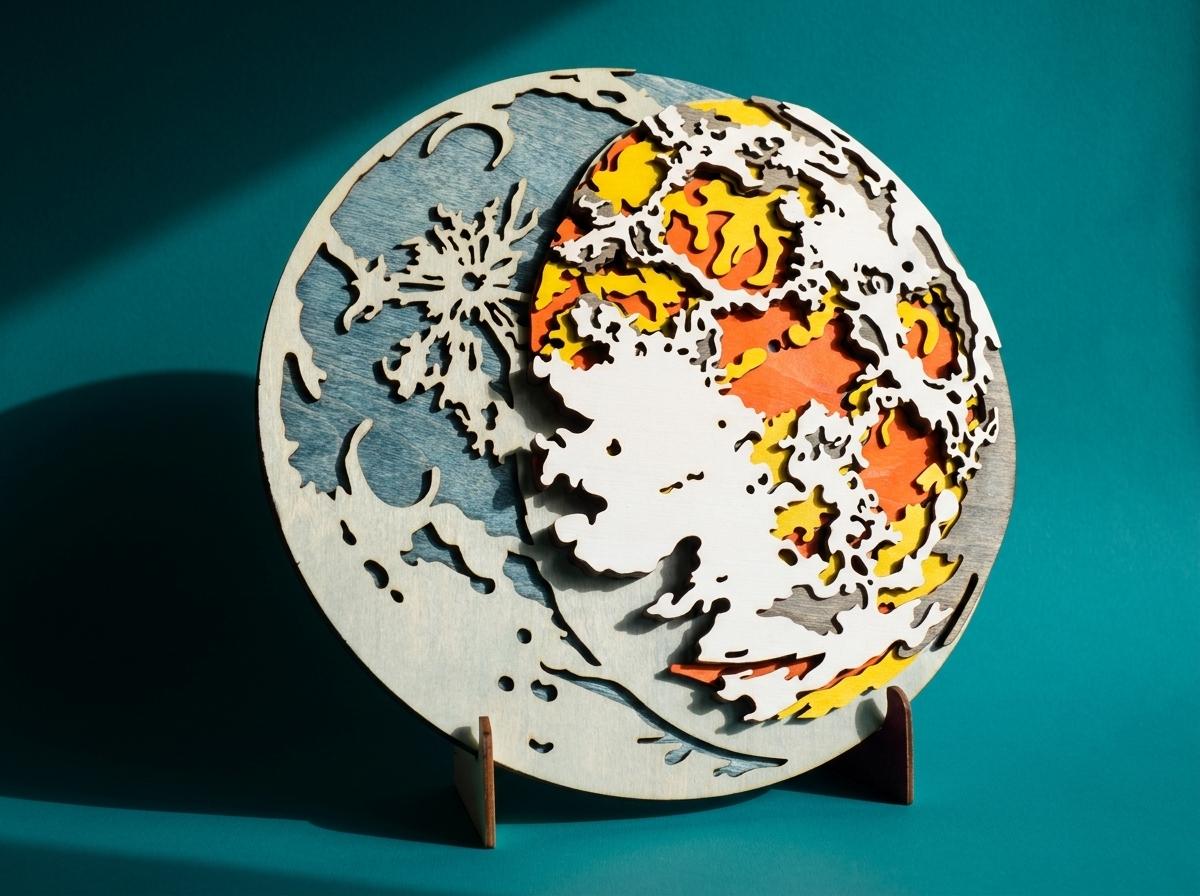 Moon of Fire and Ice