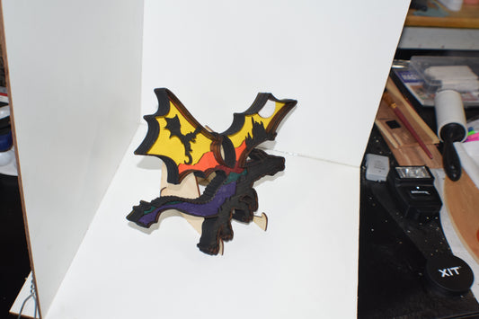 Fantasy Dragon Silhouette