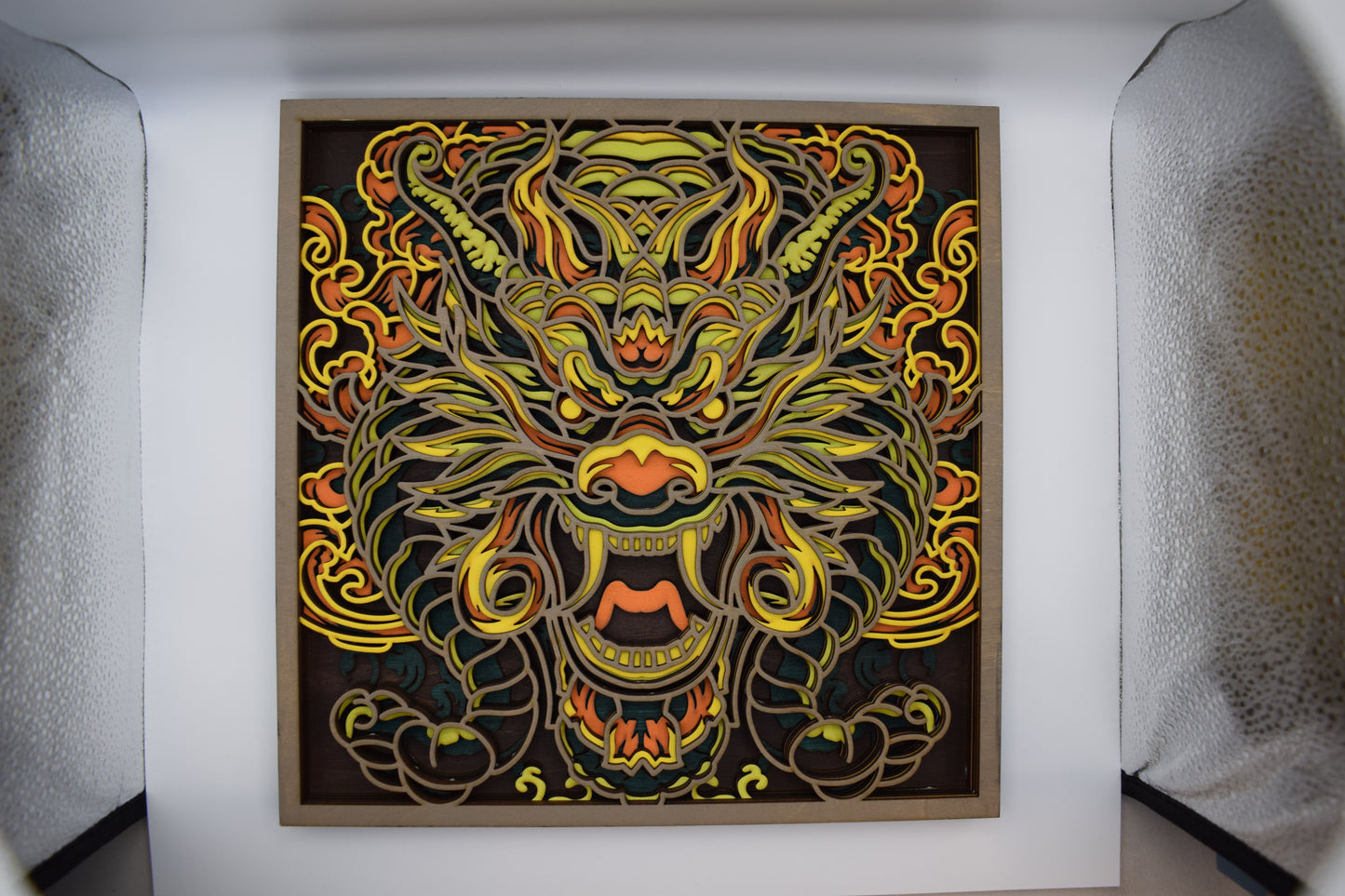 Layered Dragon Face