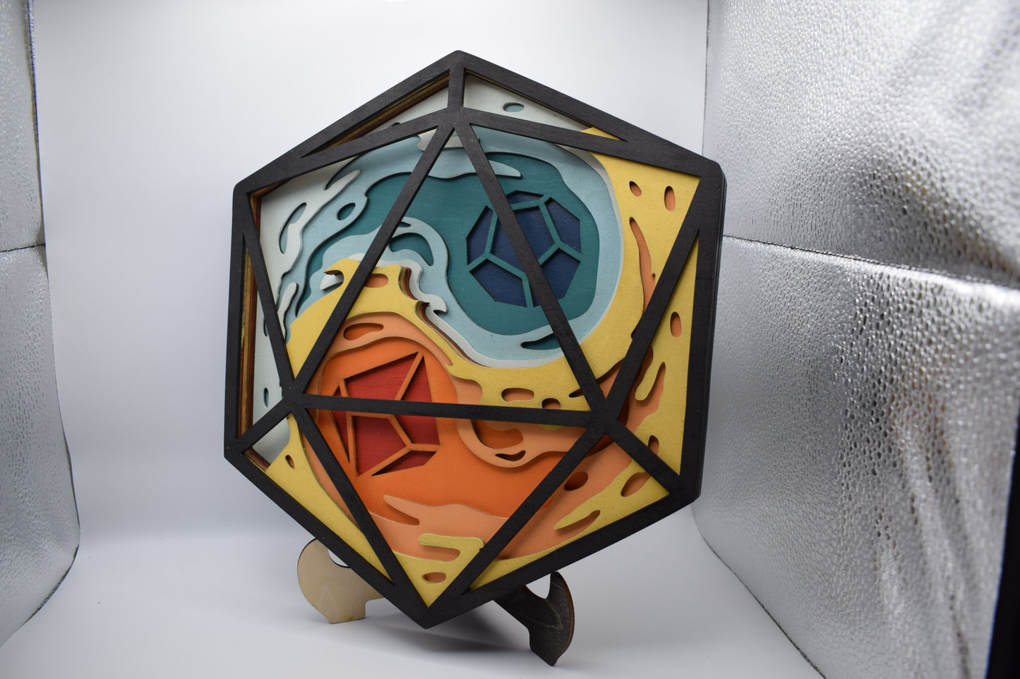 Elemental D20 Yin Yang